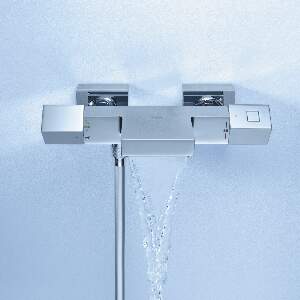 Baterie cada Grohe Grohtherm Cube, termostat,crom, montare perete-34497000
