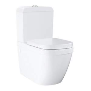 Set PROMO Vas WC pe pardoseala Grohe Euro Ceramic Rimless rezervor si capac SoftClose