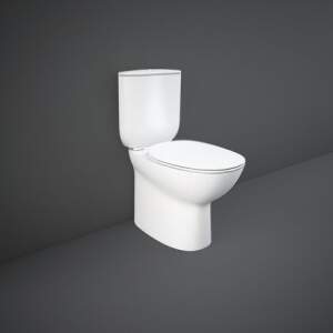 Vas WC RAK Ceramics Morning Confort Rimless pe pardoseala 64x36,5xH42 cm