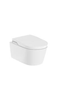 Vas WC Roca suspendat Inspira In-Wash® inteligent cu functie de bideu electric 56,2 x 39 x H47,6 cm