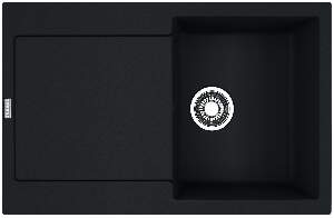 Chiuveta bucatarie fragranite Franke Maris MRG 611 reversibila 780x500mm tehnologie Sanitized Matte Black