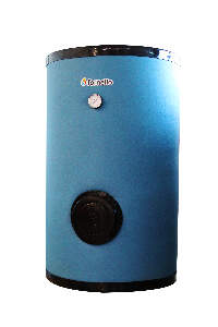 Boiler pentru pompa de caldura cu serpentina marita FORNELLO SOL HP 300 LT 1S montaj pe sol, izolatie termica, manta de protectie , flansa de vizitare