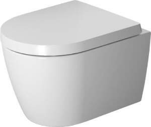 Vas WC suspendat Duravit Me by Starck Rimless Compact 48x37cm HygieneGlaze alb alpin
