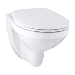 Set vas wc suspendat Grohe Bau Ceramic si capac wc QuickRelease