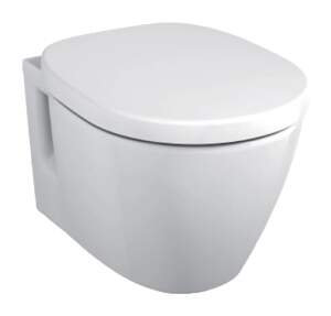 Vas WC Ideal Standard Connect Space, suspendat, pentru rezervor incastrat, alb - E804601