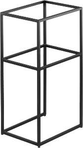Cadru metalic negru pentru montare lavoar baie Correo, 30 cm