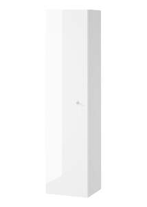 Dulap baie suspendat Cersanit Larga, o usa, 160 cm, alb, montat