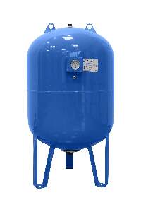 Vas expansiune pentru hidrofor Fornello 200 litri, vertical, cu picioare si manometru, culoare albastru, presiune maxima 10 bar, membrana EPDM 