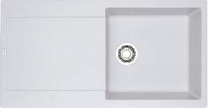 Chiuveta bucatarie fragranite Franke Maris MRG 611-L reversibila 970x500mm tehnologie Sanitized Bianco