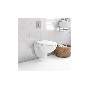 Set vas wc suspendat si capac softclose Grohe Bau Ceramic Rimless