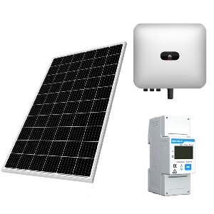 Kit panou solar fotovoltaic Ferroli Ecosole PV 450W monocristalin 4 kW 10x si contor monofazat Huawei DDSU666-H