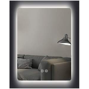 Oglinda Fluminia, Morris Ambient, 60 x 80, dreptunghiulara, cu iluminare LED, 3 culori