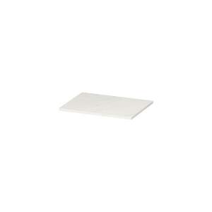Blat pentru mobilier baie Cersanit Larga 60 cm, alb marmura