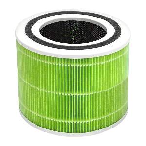 Filtru purificator de aer Levoit Core 300 / Core P350, pentru mucegai si bacterii, 3 in 1, Pre filtru, Filtru HEPA, Filtru de Carbon activ cu eficienta ridicata, Green