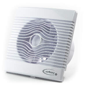 Ventilator baie pRemium Ø 100 HS, , Debit 104 mc/h, Senzor de umiditate, Timer, Alb