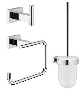 Set accesorii baie 3 in 1 Grohe Essentials Cube-40757001