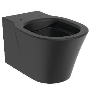 Vas WC suspendat Ideal Standard Connect Air Rimless negru mat